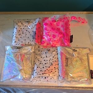 Glitter and Polka Dot Luv Betsey Purse Raincoats